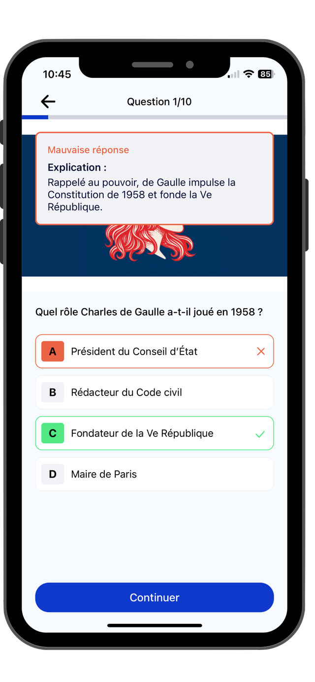 Iphone Screenshot of the mobile app