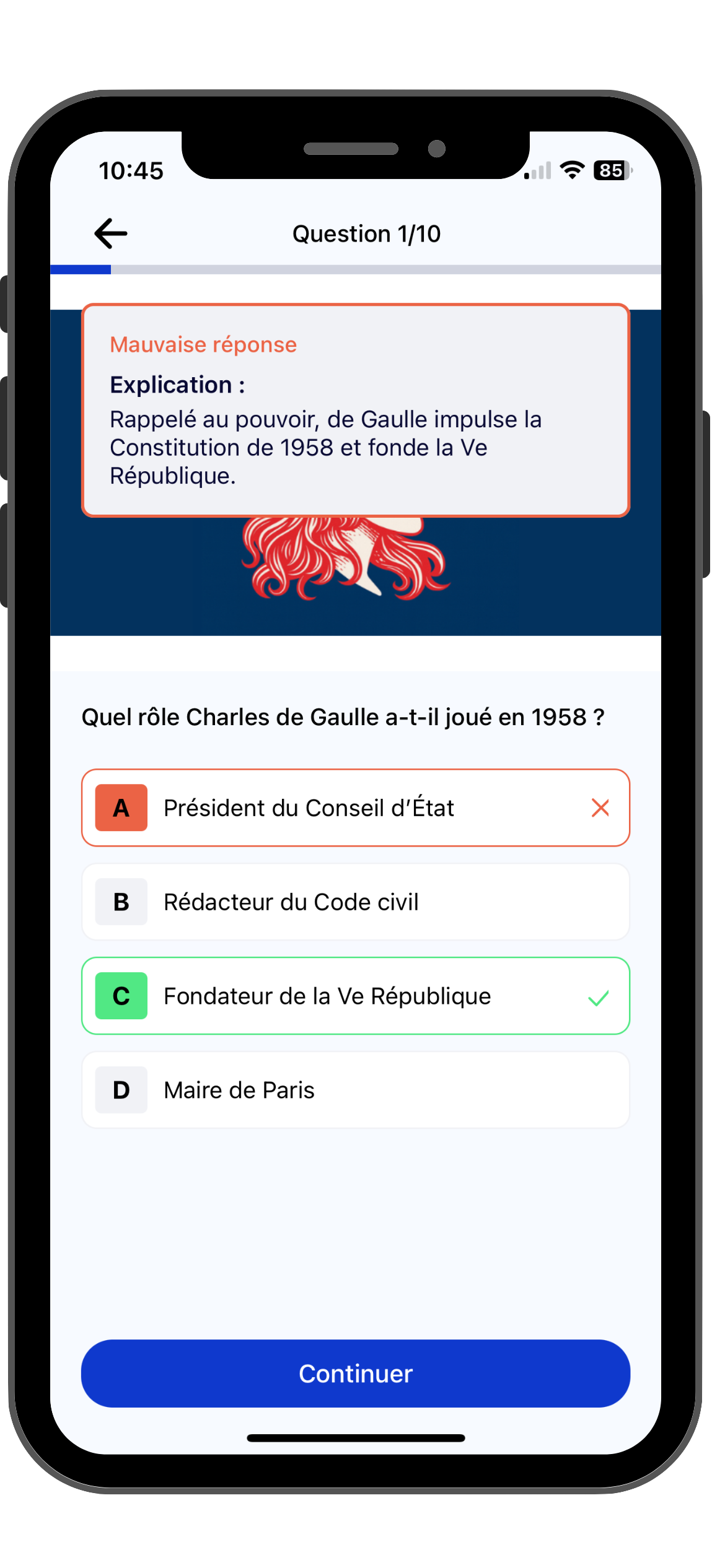 Maria App Screenshot